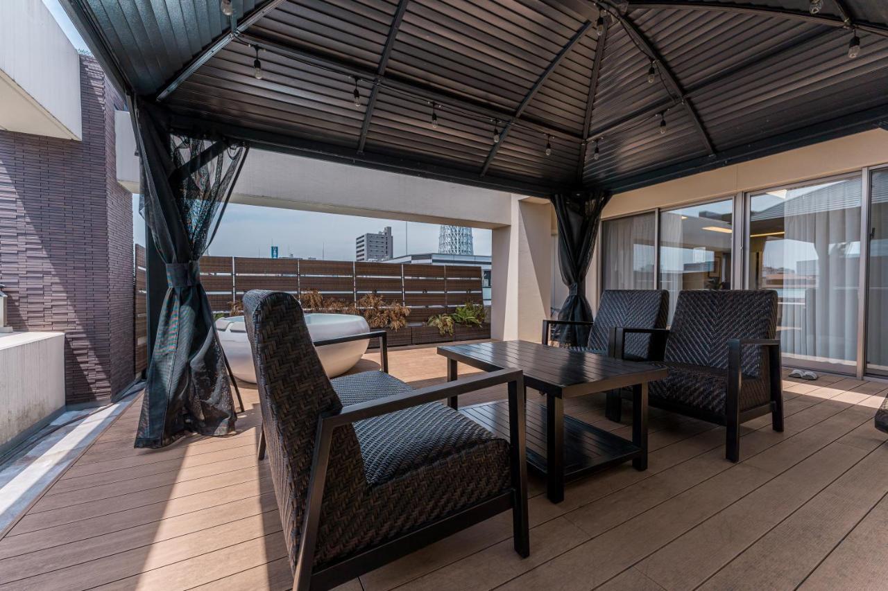 Oshiage Sky View Terrace Penthouse Apartment Tokio Exterior foto